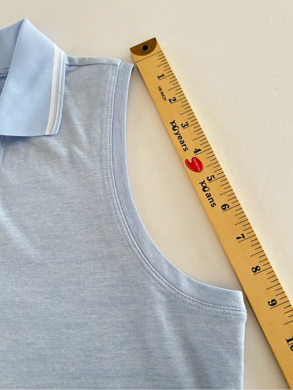 NWT Joe Fresh Blue Sleeveless Polo Tank Dress Size Medium V-Neck Casual Summer - Picture 15 of 17